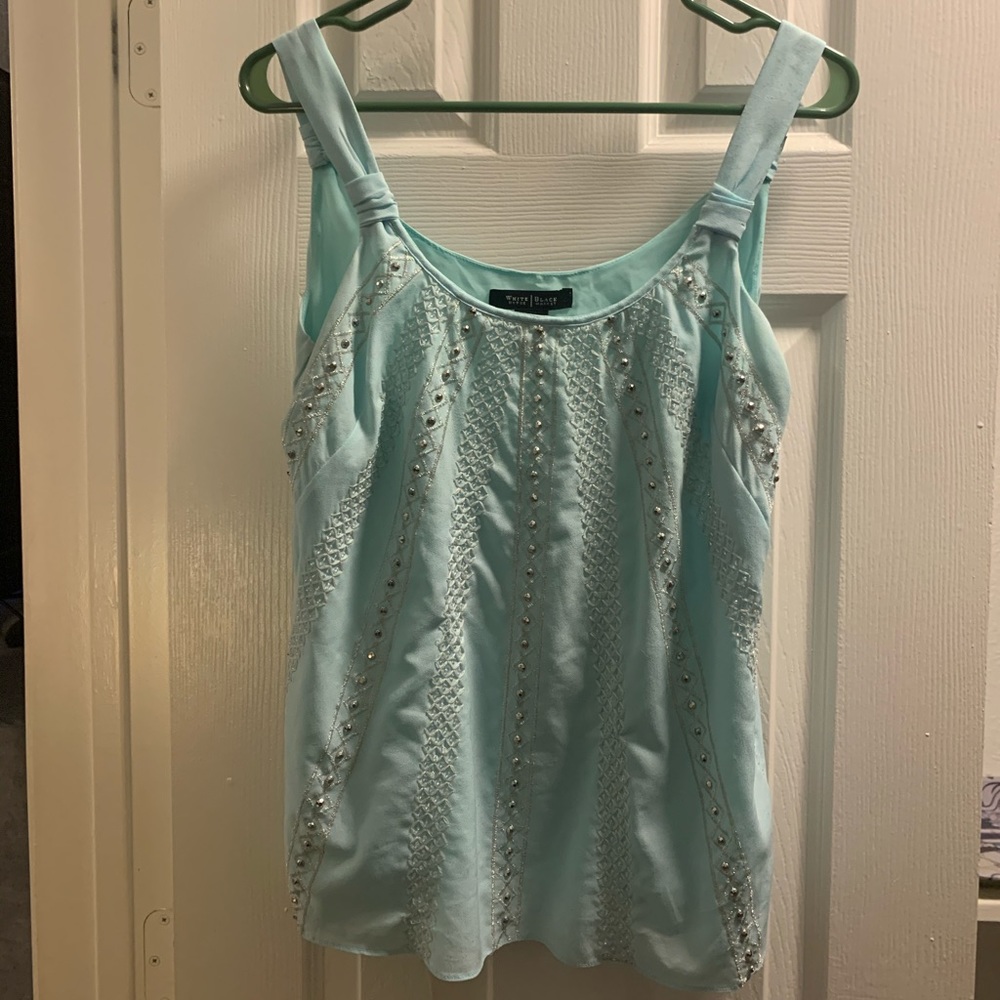 Blue elegant top